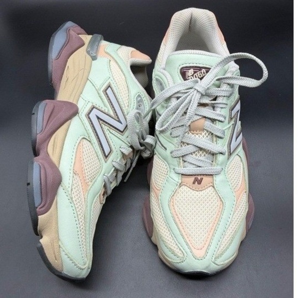 New Balance 9060 Sea Salt Mint Peach U9060GCA Mens 8.5 Womens 10 Sneakers - Picture 4 of 8